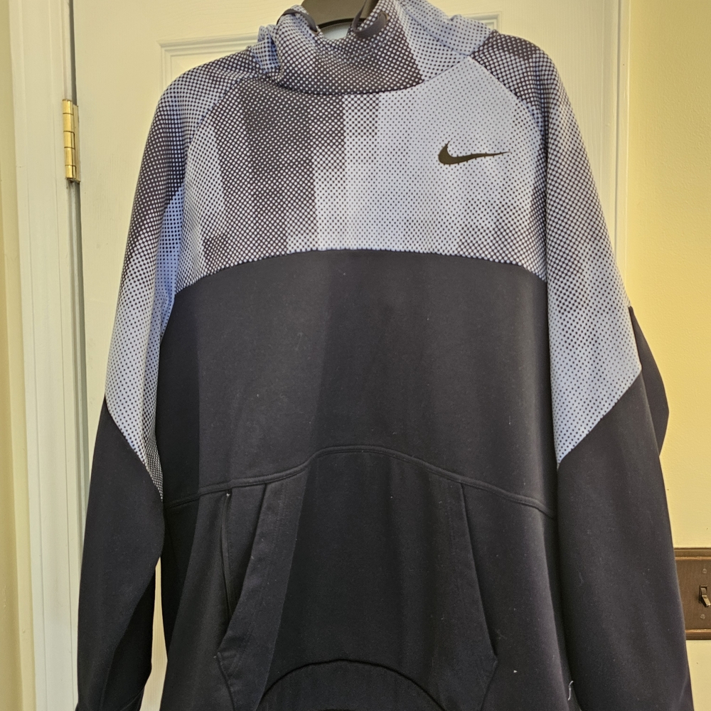 2XL Nike Dri-FIT Navy Blue Hoodie
